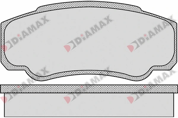 Kit de plaquettes de frein, frein à disque DIAMAX N09056