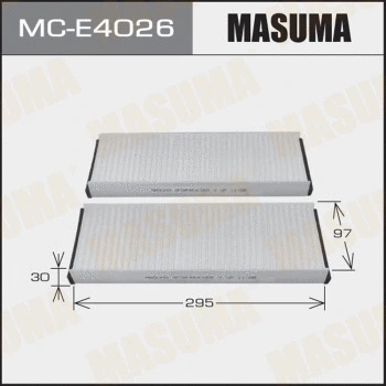 Filtre, air de l'habitacle MASUMA MC-E4026