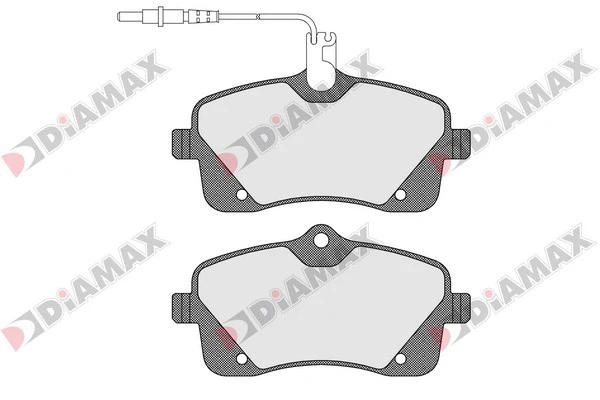 Kit de plaquettes de frein, frein à disque DIAMAX N09260