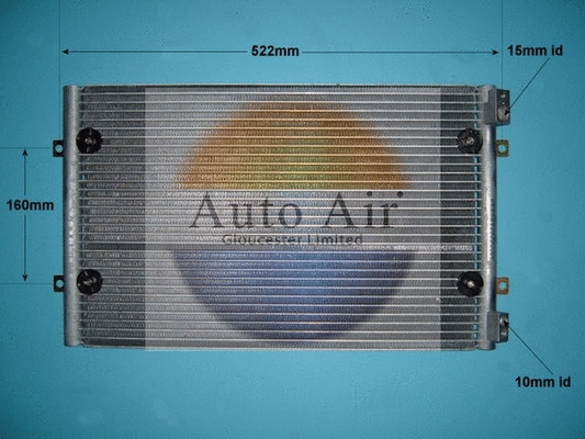 Condenseur, climatisation AUTO AIR GLOUCESTER 16-8892