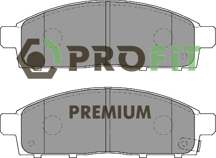Kit de plaquettes de frein, frein à disque PROFIT 5005-2016