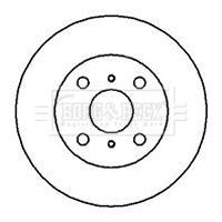 Disque de frein BORG & BECK BBD4040