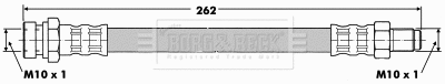 Flexible de frein BORG & BECK BBH6328