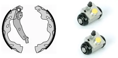 Jeu de mâchoires de frein BREMBO H 61 083