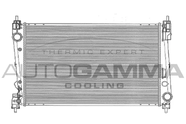 Radiateur, refroidissement du moteur AUTOGAMMA 105375