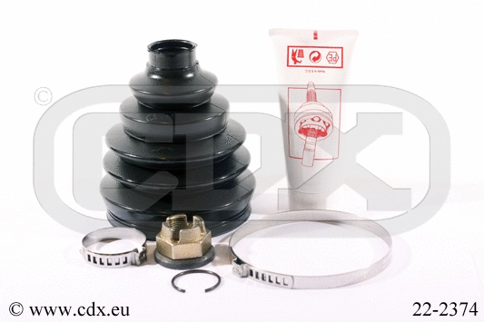 Jeu de joints-soufflets, arbre de commande CDX 22-2374