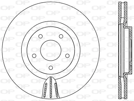 Disque de frein OPEN PARTS BDR2550.20
