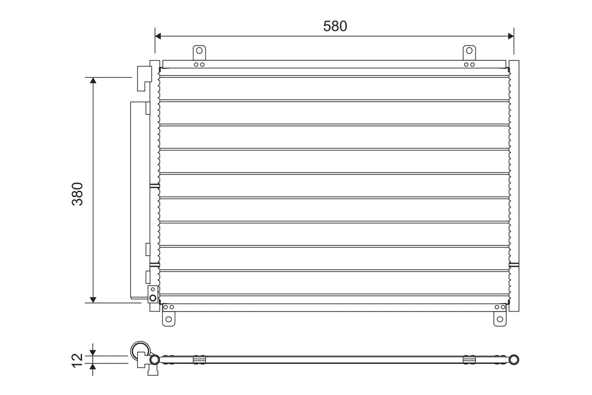 Condenseur, climatisation VALEO 822659