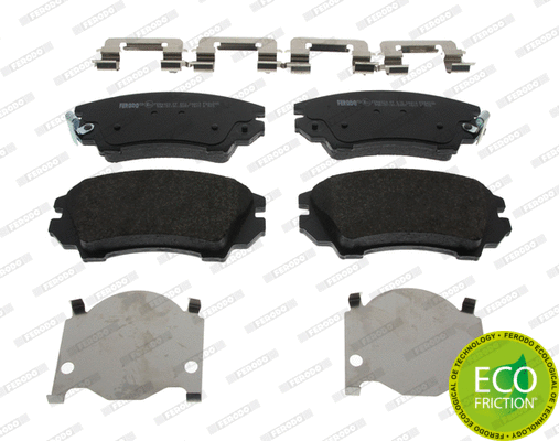 Kit de plaquettes de frein, frein à disque FERODO FDB4208