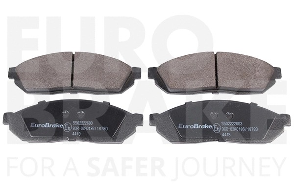 Kit de plaquettes de frein, frein à disque EUROBRAKE 5502222603
