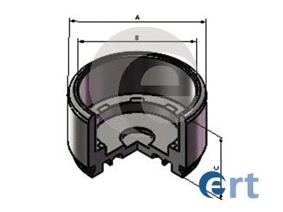 Piston, étrier de frein ERT 151503-C