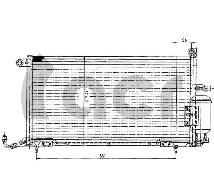 Condenseur, climatisation ACR 300025