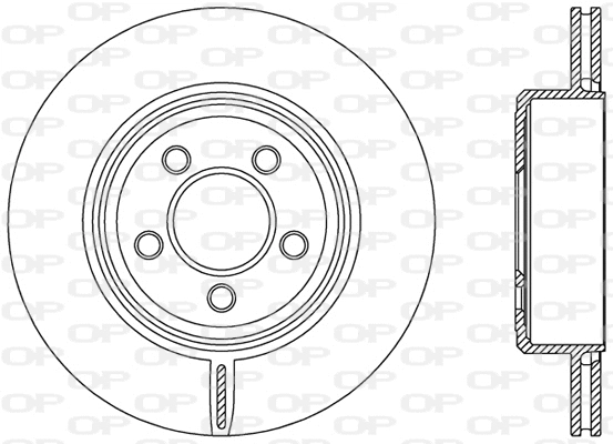 Disque de frein OPEN PARTS BDR2481.20