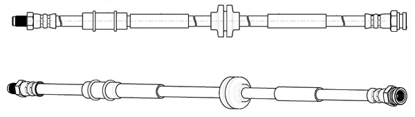 Flexible de frein CEF 512708