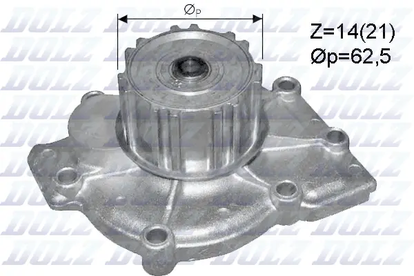Pompe à eau, refroidissement du moteur DOLZ R299