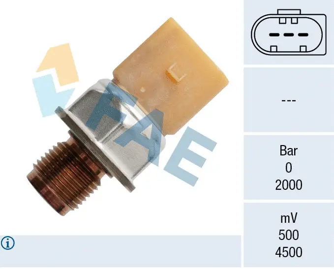 Capteur, pression de carburant FAE 15604