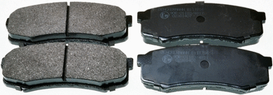 Kit de plaquettes de frein, frein à disque DENCKERMANN B111216