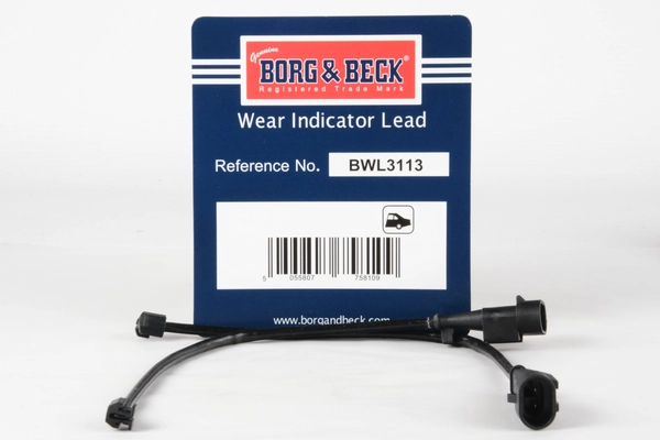 Contact d'avertissement, usure des plaquettes de frein BORG & BECK BWL3113