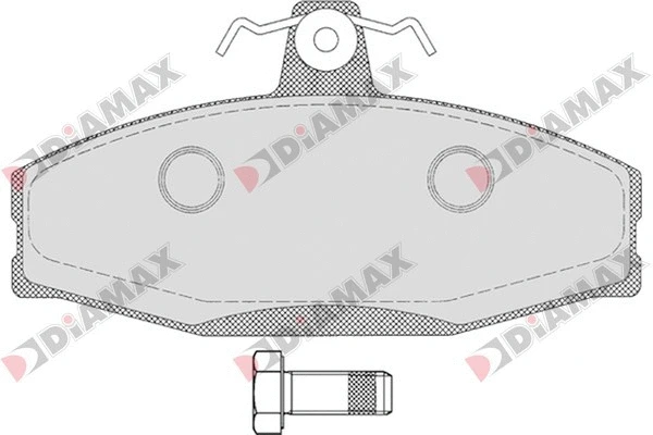 Kit de plaquettes de frein, frein à disque DIAMAX N09185