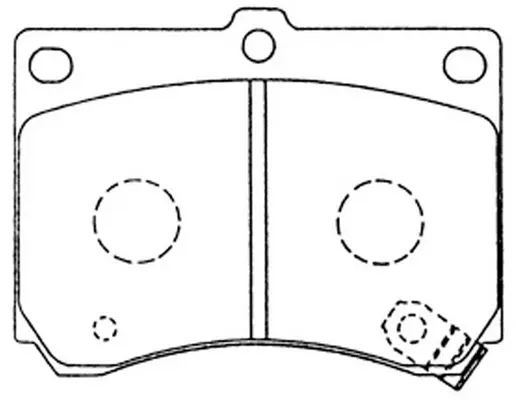 Kit de plaquettes de frein, frein à disque SB BP25230
