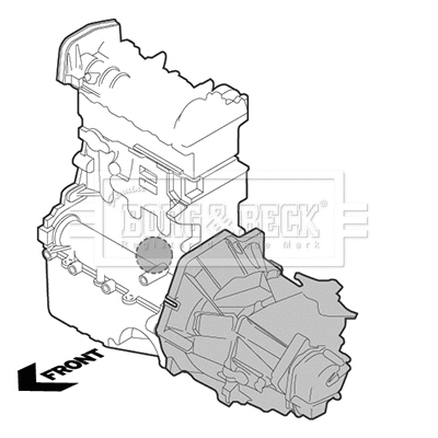 Support moteur BORG & BECK BEM3232
