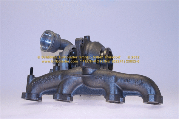 Turbocompresseur, suralimentation SCHLÜTTER TURBOLADER 172-07160