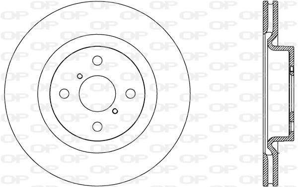 Disque de frein OPEN PARTS BDA2805.20