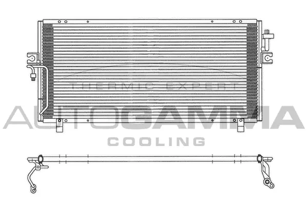 Condenseur, climatisation AUTOGAMMA 102726