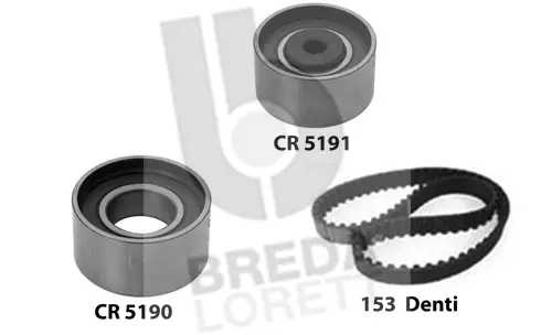 Kit de courroie crantée BREDA LORETT KCD0665