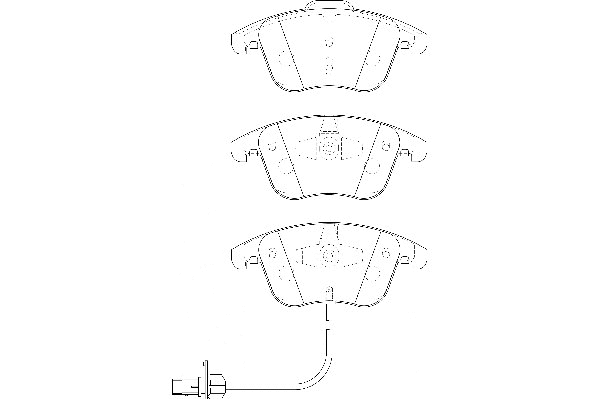Kit de plaquettes de frein, frein à disque Omnicraft 2134936