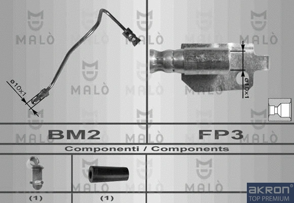 Flexible de frein AKRON-MALÒ 8602