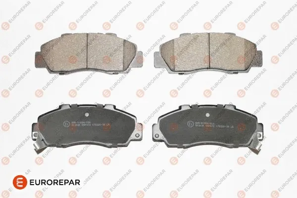 Kit de plaquettes de frein, frein à disque EUROREPAR 1623058380