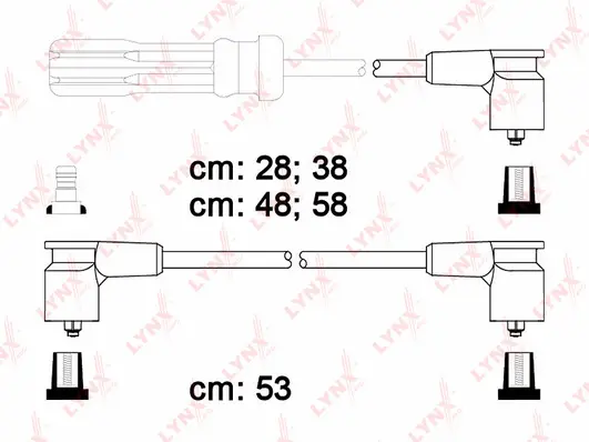 Kit de câbles d'allumage LYNXAUTO SPC7813