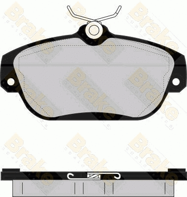 Kit de plaquettes de frein, frein à disque Brake ENGINEERING PA1084