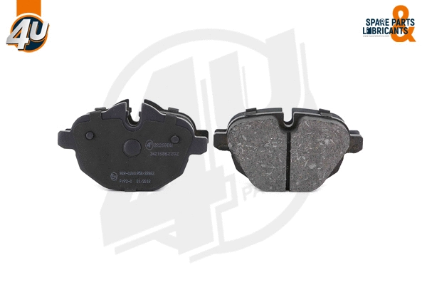 Kit de plaquettes de frein, frein à disque 4U Autoparts 22268BW
