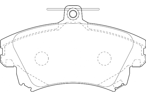 Kit de plaquettes de frein, frein à disque Omnicraft 2135148