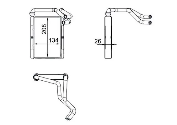 Système de chauffage MAHLE AH 273 000S
