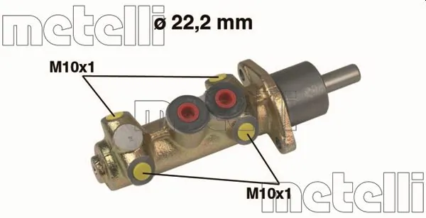 Maître-cylindre de frein METELLI 05-0350