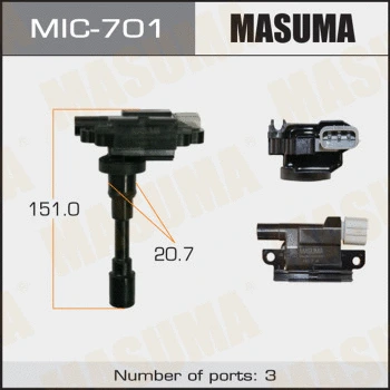 Bobine d'allumage MASUMA MIC-701