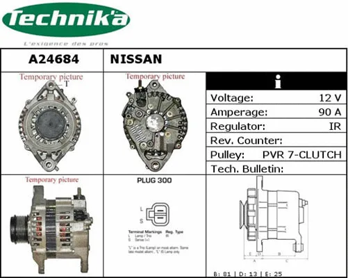 Alternateur Technika A24684