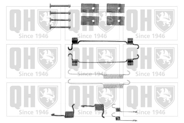 Kit d'accessoires, mâchoire de frein QUINTON HAZELL BFK274