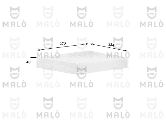 Filtre, air de l'habitacle AKRON-MALÒ 1532481
