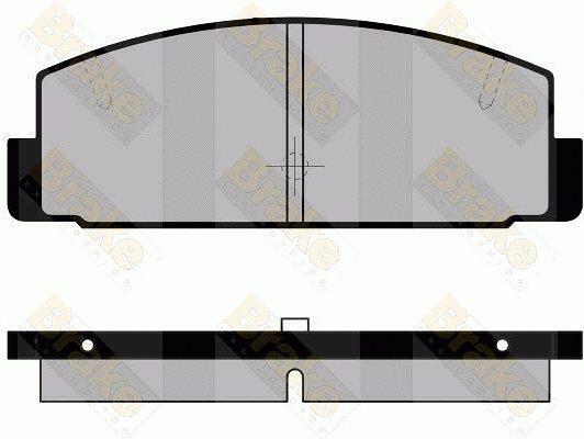 Kit de plaquettes de frein, frein à disque Brake ENGINEERING PA1428