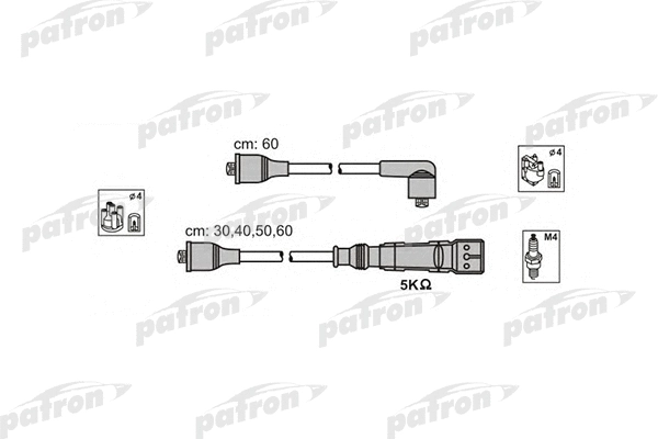 Kit de câbles d'allumage PATRON PSCI1001
