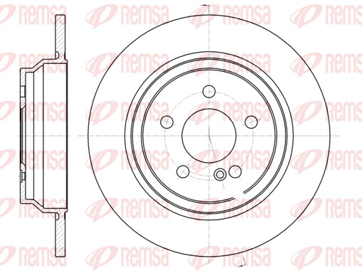 Disque de frein REMSA 61033.00