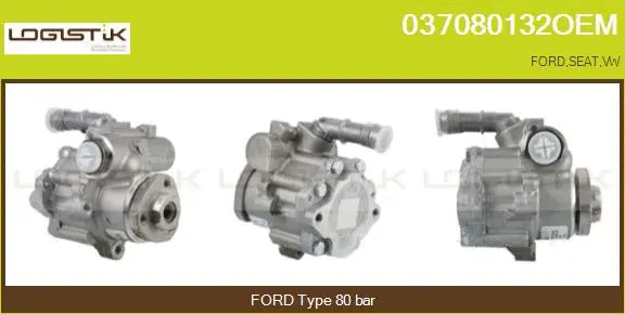 Pompe hydraulique, direction LGK 037080132OEM