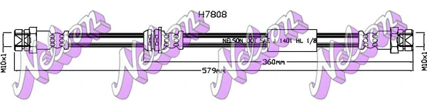 Flexible de frein KAWE H7808