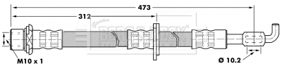 Flexible de frein BORG & BECK BBH7222