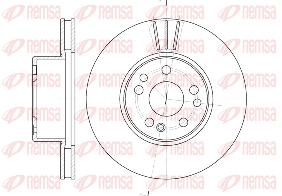 Disque de frein REMSA 6351.10