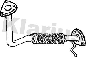 Tuyau d'échappement KLARIUS 301338